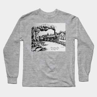 Classic Steam Locomotive Long Sleeve T-Shirt